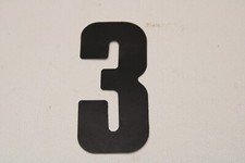 OLD MID SCHOOL BMX NUMBER PLATE STICKER DECAL - 3" - STOCK A - 20
