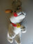 Miniaturansicht 4  - Schlüsselanhänger Hund weiß mit braunen Ohren u. Schwanz Höhe 11 cm