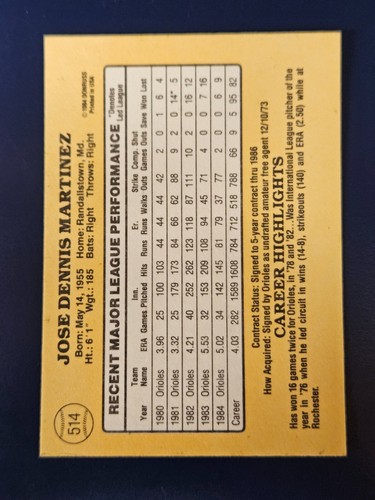 1985 Donruss Baseball Cards Complete Your Set You Pick Choose #441-550 - Picture 153 of 209