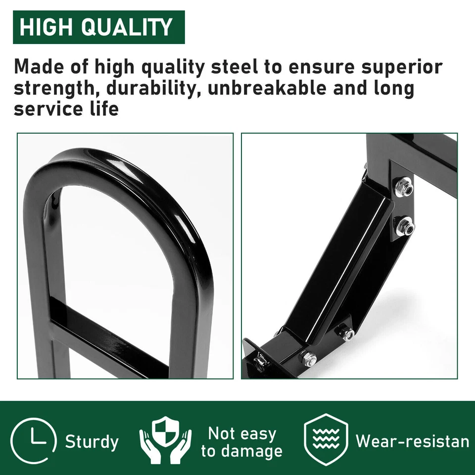 For EZGO Medalist/TXT 1995-UP Golf Cart Black Rear Flip Seat Kit W/ Grab Bar - Image 4 of 4