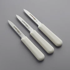 Dexter Russell 3 ¼" Parer/Paring Kitchen Fruit Knife Straight Edge.3 pack.#15383