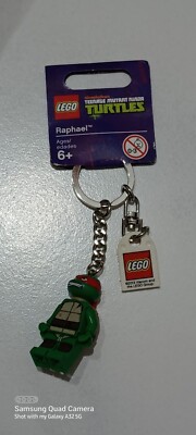 LEGO Minifigure Keychain Key Ring Teenage Mutant Ninja Turtles, Raphael ...