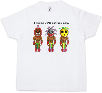 THE SECRET CANNIBALS Kinder Jungen T-Shirt Monkey Game I guess we'll Island of