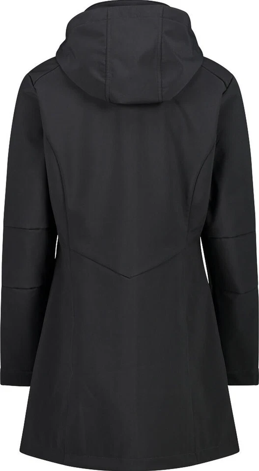 CMP Damen Funktionsmantel Woman Softshell Coat 3A08326 antracite-deep lake - Bild 3 von 3