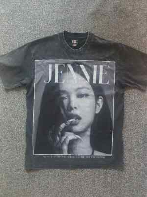 blackpink jennie GIANT VINTAGE PROCESSED T-SHIRT XL | eBay