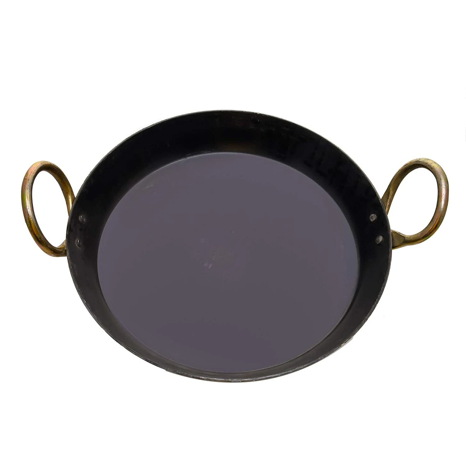 Heavy Base Iron Flat Kadai ,Black (10 inch)
Opens in a new window or tab