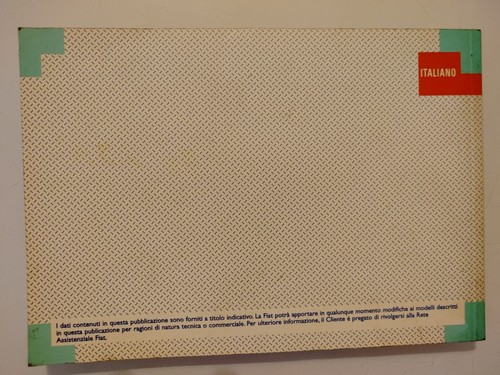 MANUALE FIAT STRADA USO E MANUTENZIONE - Foto 2 di 2