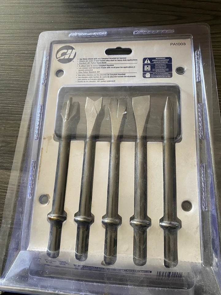 **BRAND NEW** Campbell Hausfeld PA1003 Air Chisel/ Air Hammer Set 5 Pieces - Image 2 of 2