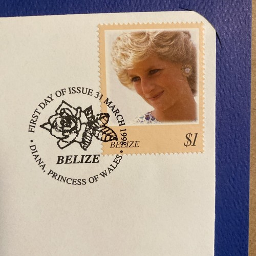 Official International Tributes to Princess Diana First Day Issue BELIZE - Picture 2 of 4