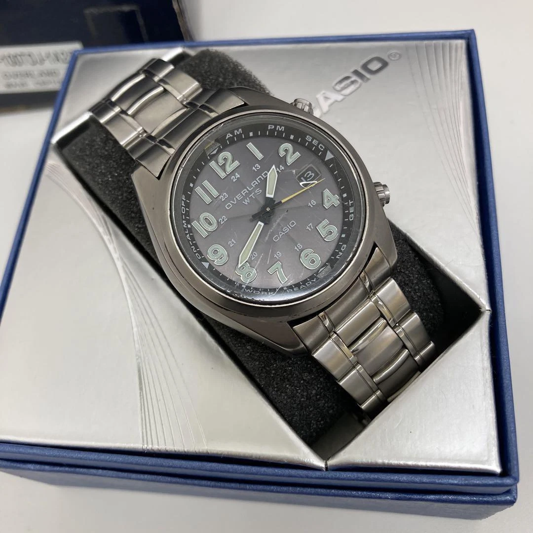 CASIO OVW-100TDJ-1A2JF Solar Wave Ceptor Overland Quartz Men