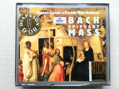 BACH EPIPHANY MASS 2 CD-Box Messe Gabrieli Consort Players McCreesh