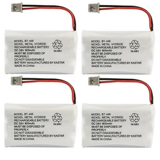 Kastar 4 Pack Cordless Phone Battery for Uniden BT-446 BT446 ER-P512 BT-1005