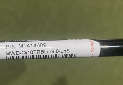 TaylorMade Qi10 9" Driver With a Ventus TR Blue 5S Stiff Shaft L/H Brand New - Picture 6 of 8