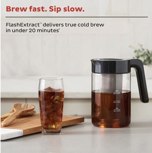 Instant 32oz Instant Cold Brew Electric Coffee Maker Black - Picture 5 of 12