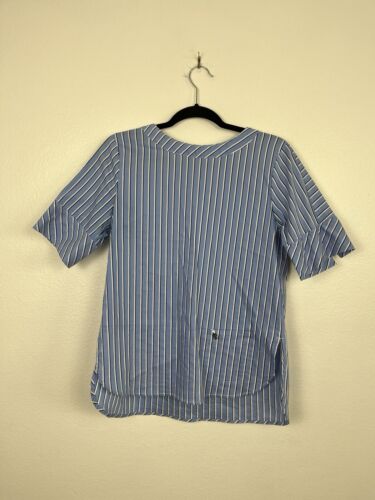 Bogner Nautical Stripe Bow Tie Back Short Sleeve Top 8