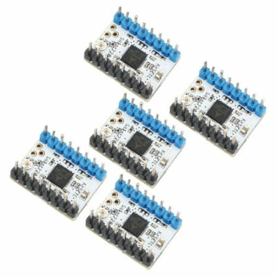 MARKENLOS Controlador de motor paso a paso ultra silencioso 5 piezas TMC2208 con disipador de calor para impresora 3D TD