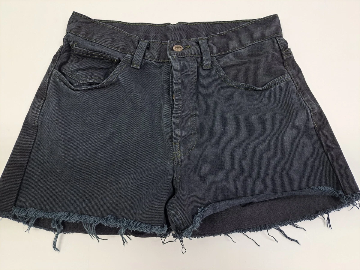 Brandy melville black denim best sale shorts