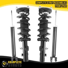 Front Quick Complete Struts & Rear Gas Shocks for 09-13 Infiniti G37 Sedan AWD