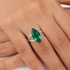 Chrome Diopside Gemstone 925 Sterling Silver Jewelry Handmade Ring Gift For Wife