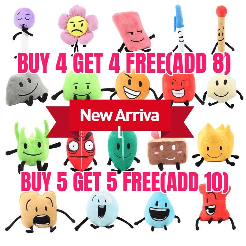 2025 Bfdi Plushie Stuffed Doll Plush Battle F/Dream Island Children Day Gift HOT - Image 2 of 4