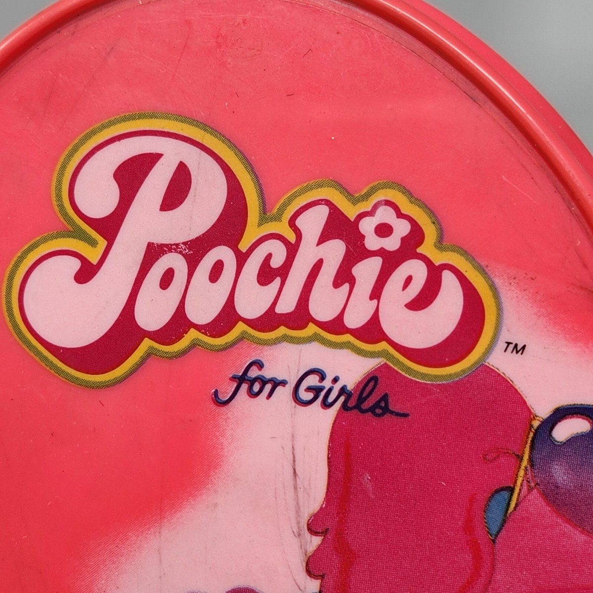 VINTAGE 1982 MATTEL POOCHIE NOTES N STUFF PLASTIC PINK HEART