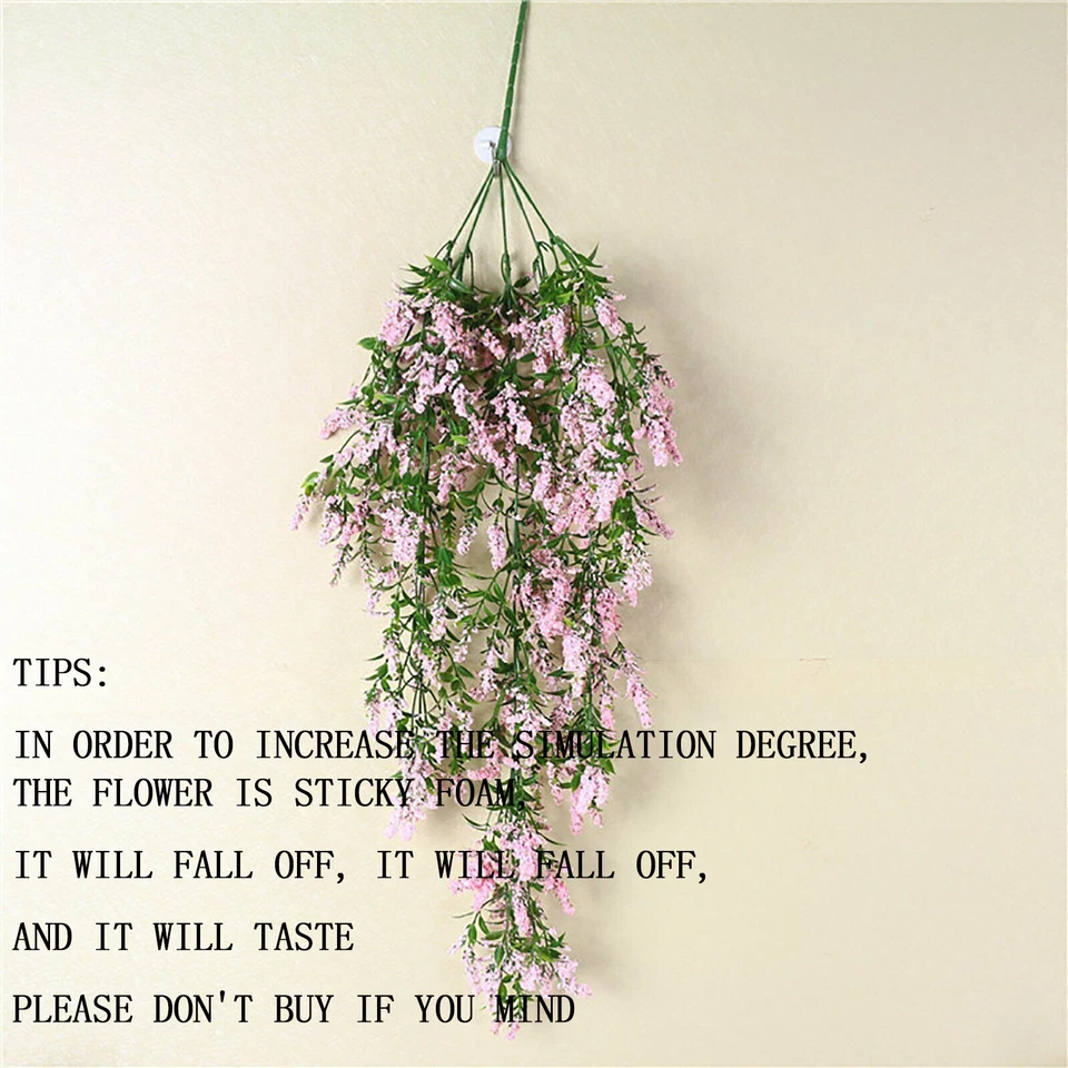 2X Artificial Ivy Flower Vine Garland Hanging Home Garden Trailing Basket Plants - image 2 of 4