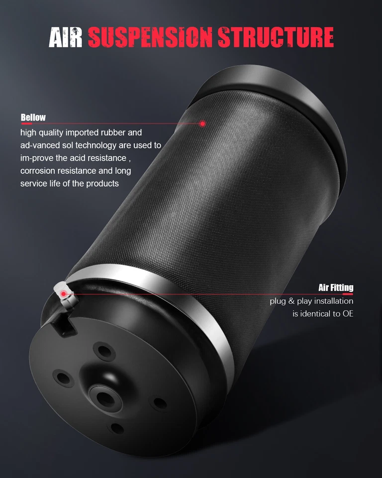 3 resortes y compresores de suspensión neumática traseros para Mercedes-Benz Clase R W251 R63 AMG Foto 2 de 4