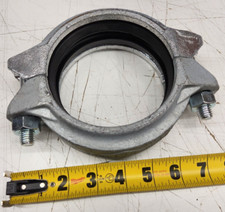 SCI 66SF3040 4" Standard Weight Flexible Coupling Hot Dipped Galvanized EPDM NeW