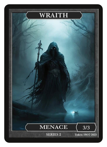 Wraith Token  Givememana Tokens Series 2 Magic the Gathering MTG