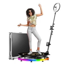 360 Photo Booth Video Booth Platform Automatic Spinner Motorized Party Wedding