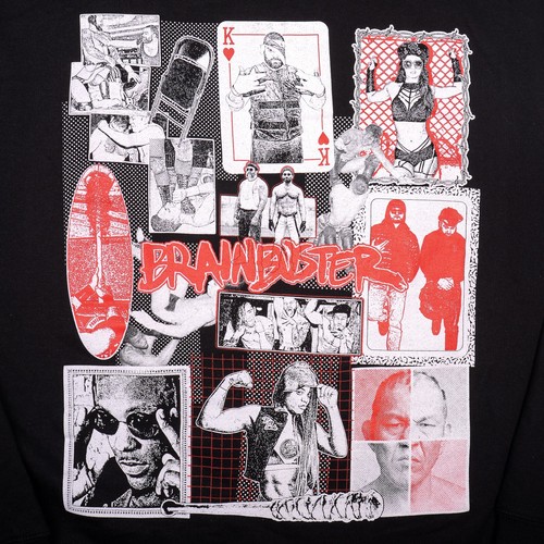 Brainbuster Wrestling Photography Hoodie Mens XL AEW TNA WWE Minoru Suzuki Eddie - Picture 5 of 21