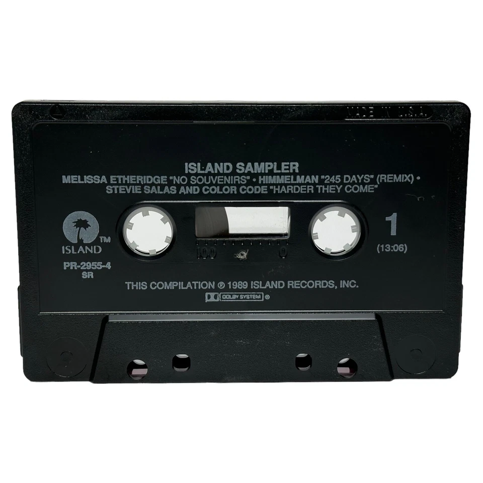 ISLAND SAMPLER Promo Cassette Tape Melissa Etheridge Himmelman Dino PR-2955-4 - Image 3 of 4