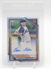 JONATHAN SANTUCCI 2024 BOWMAN CHROME DRAFT 1ST CHOICE HTA AUTO /150 Q4871