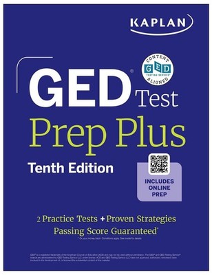 GED Test Prep Plus, Tenth Edition (2026): Includes a Diagnostic Pretest, 2 Full