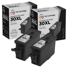 LD 1550532 30XL 2pk HY Black Ink Black for Kodak #30XL C110 C310 C315 2150 2170