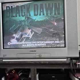 Black Dawn Sega Saturn 1996 Complete in box CIB Shown Working Tested Reg Card