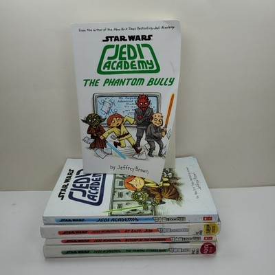 Star Wars: Jedi Academy- HC & PB Book Lot of 5 - Brown & Krosoczka