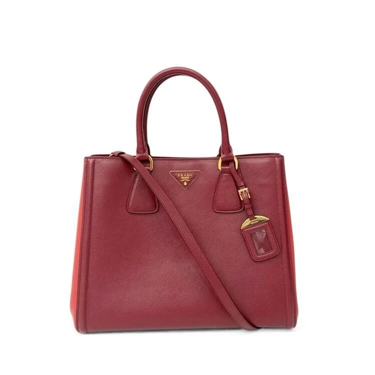 PRADA Satchel/Top Handle Bag Red Bags & Handbags for Women for