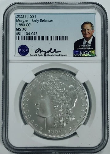2023 “1879 CC” MORGAN DOLLAR! NGC MS70! EARLY RELEASE!  NR #P2043