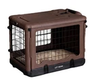 Pet Gear 4 Door Collapsible Dog Crate 27” Medium Portable Travel Kennel w/ Pad
