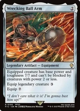 Wrecking Ball Arm Commander: Final Fantasy MTG Magic The Gathering