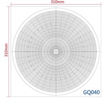 Projector Arc Film Concentric Circle Projection Film R-Film Arc Sheet Measuring