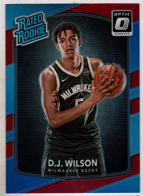 DJ Wilson 2017-18 Donruss Optic Red RC /99
