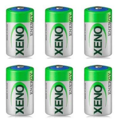 6 XENO 1/2 AA 3.6v  XL-050F LS14250 LITHIUM BATTERIES