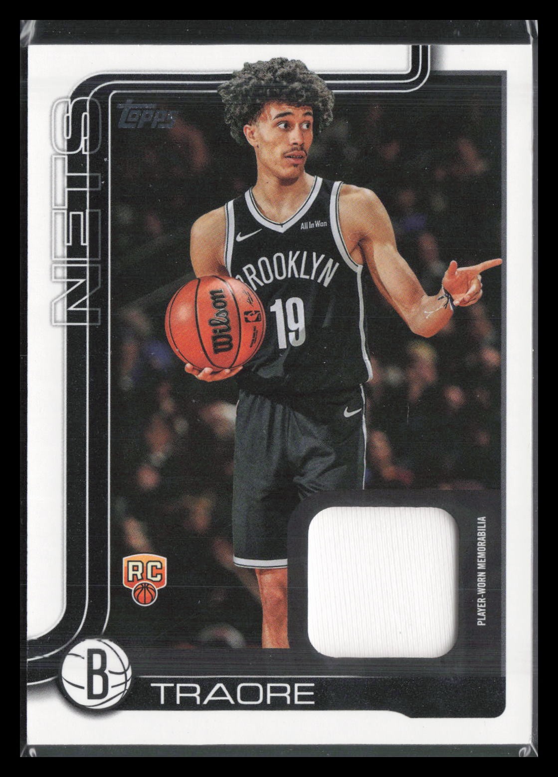 2025-26 Topps #FRO-NT Nolan Traore Flagship Real One Relics