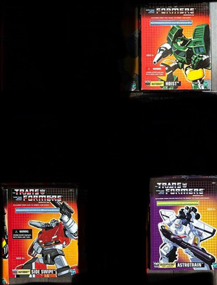 Transformers TRU Commemorative Series SIDE SWIPE+ASTROTRAIN+HOIST Transformers TRU Commemorative Series SIDE SWIPE+ASTROTRAIN+HOIST