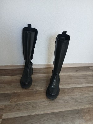 winter stiefel 37 damen ,schwarz,lang,neu,von Alba Moda