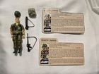 Vintage 1985 G.I. Joe Footloose Infantry Trooper w/ File Cards, 100% Complete