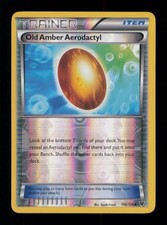 OLD AMBER AERODACTYL UNCOMMON 106/124 NM POKEMON