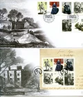 2005 JANE EYRE 6v+MS GREAT BRITAIN "BUCKINGHAM" OFFICIAL FDC x2 SPECIAL PMKS VGC